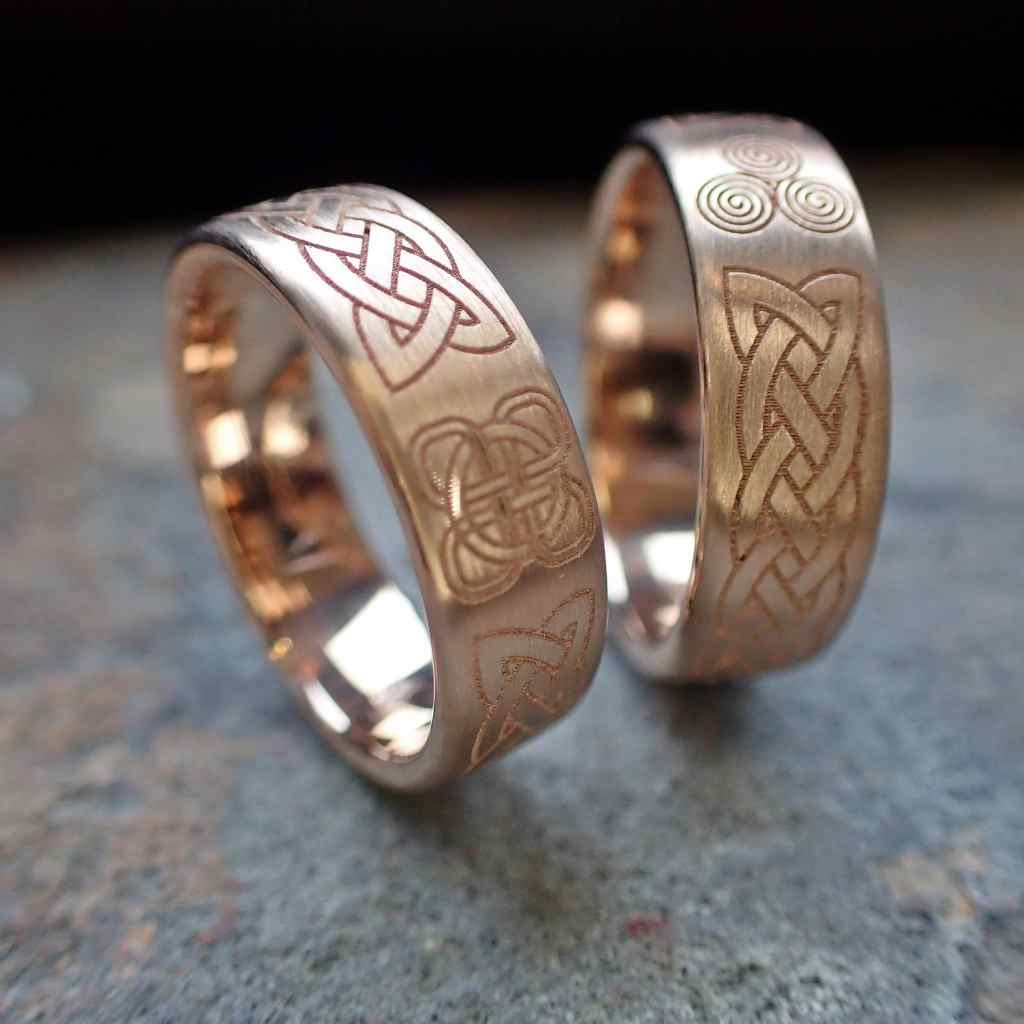 Keltische Trauringe von Brigitta von Grünberg